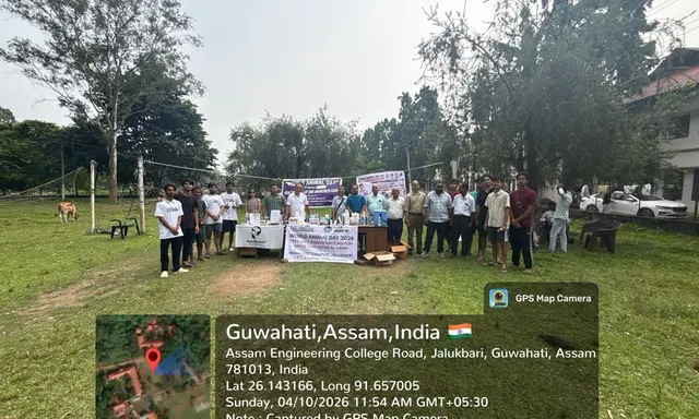 Animal Day Vaccination Drive at Assam Engineering College