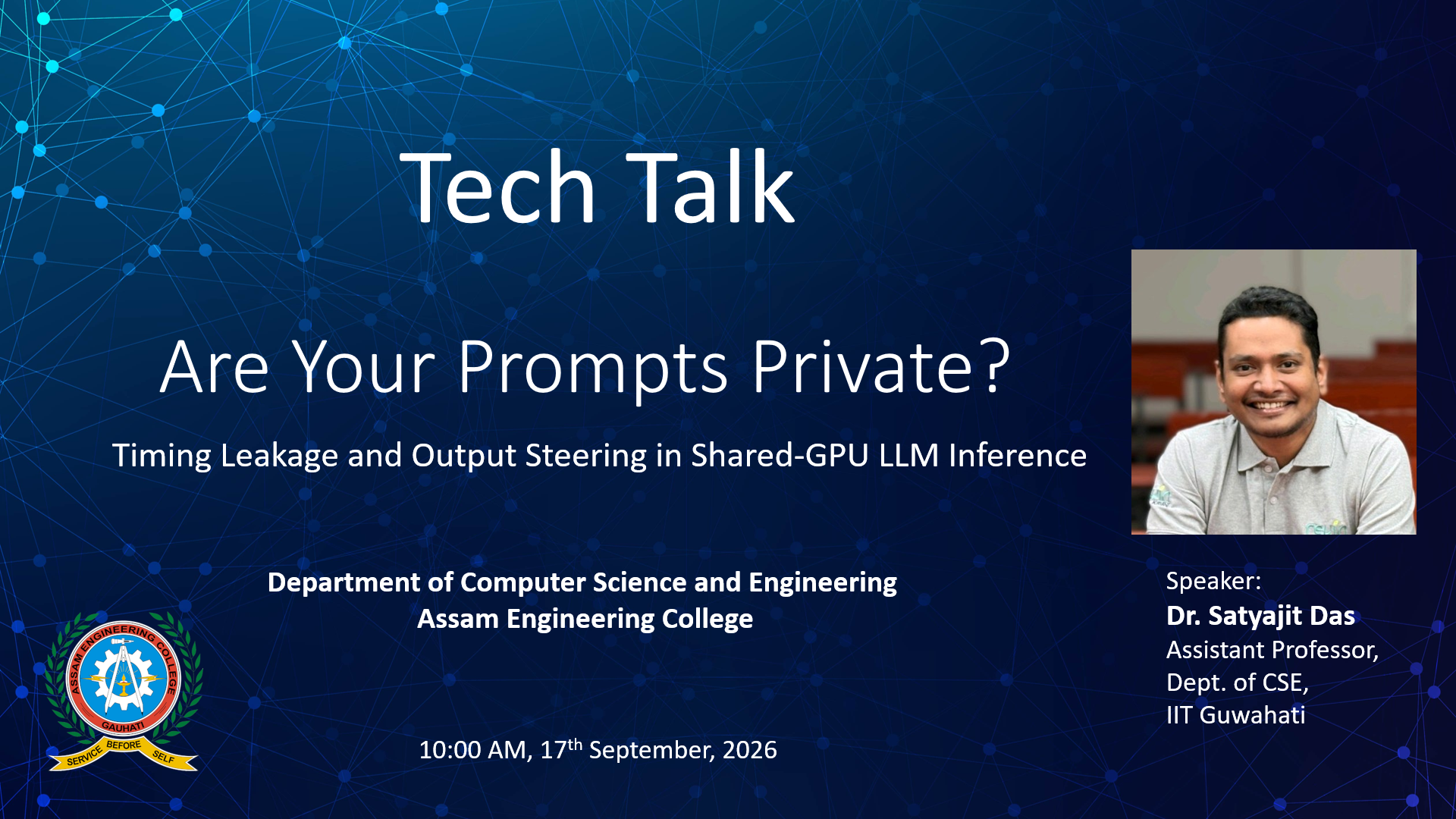 Tech Talk - Are Your Prompts Private?