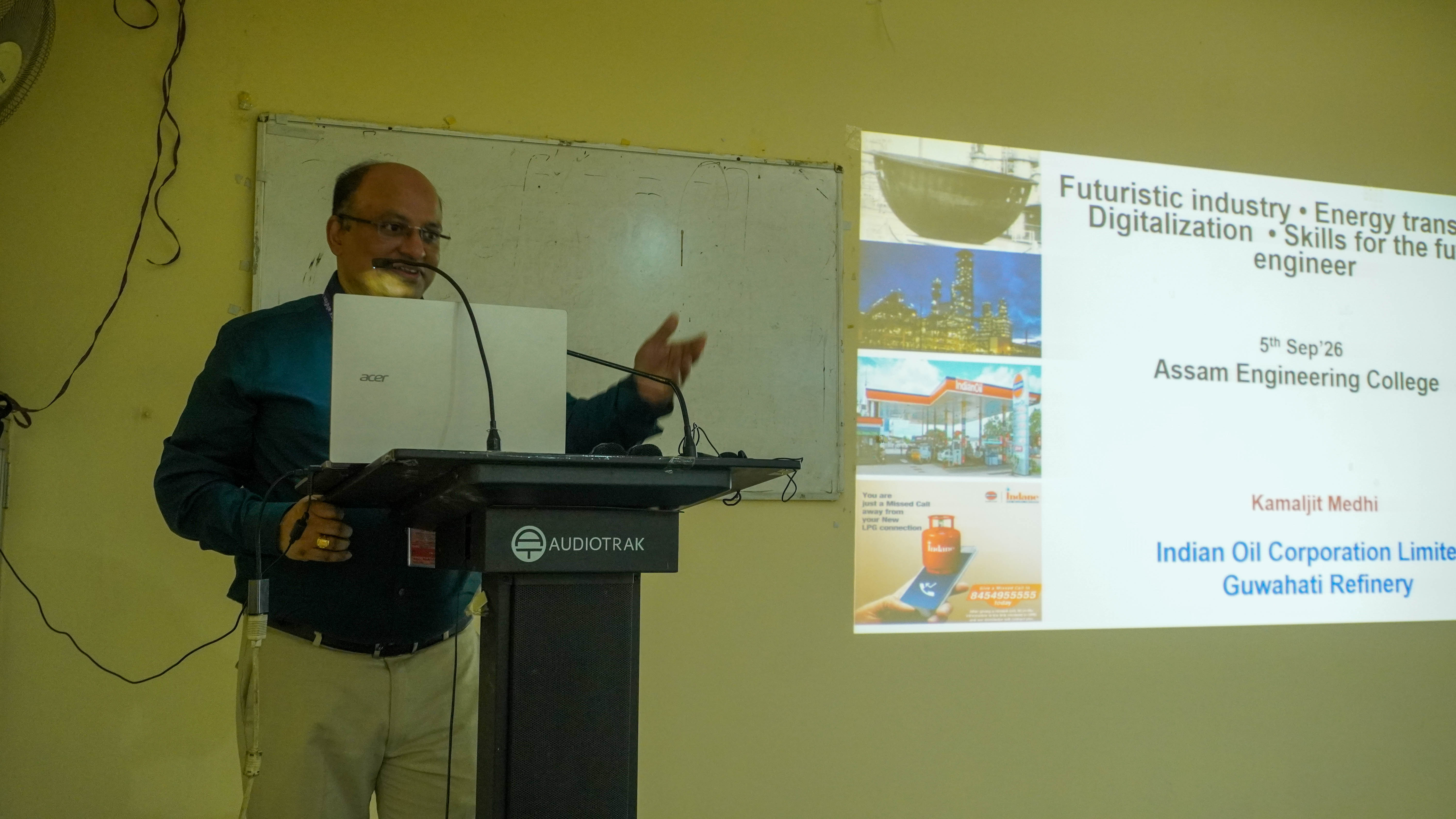 B Choudhury Memorial Lecture 2026 by Mr. Kamaljit Medhi, Alumni (AEC) and DGM, IOCL