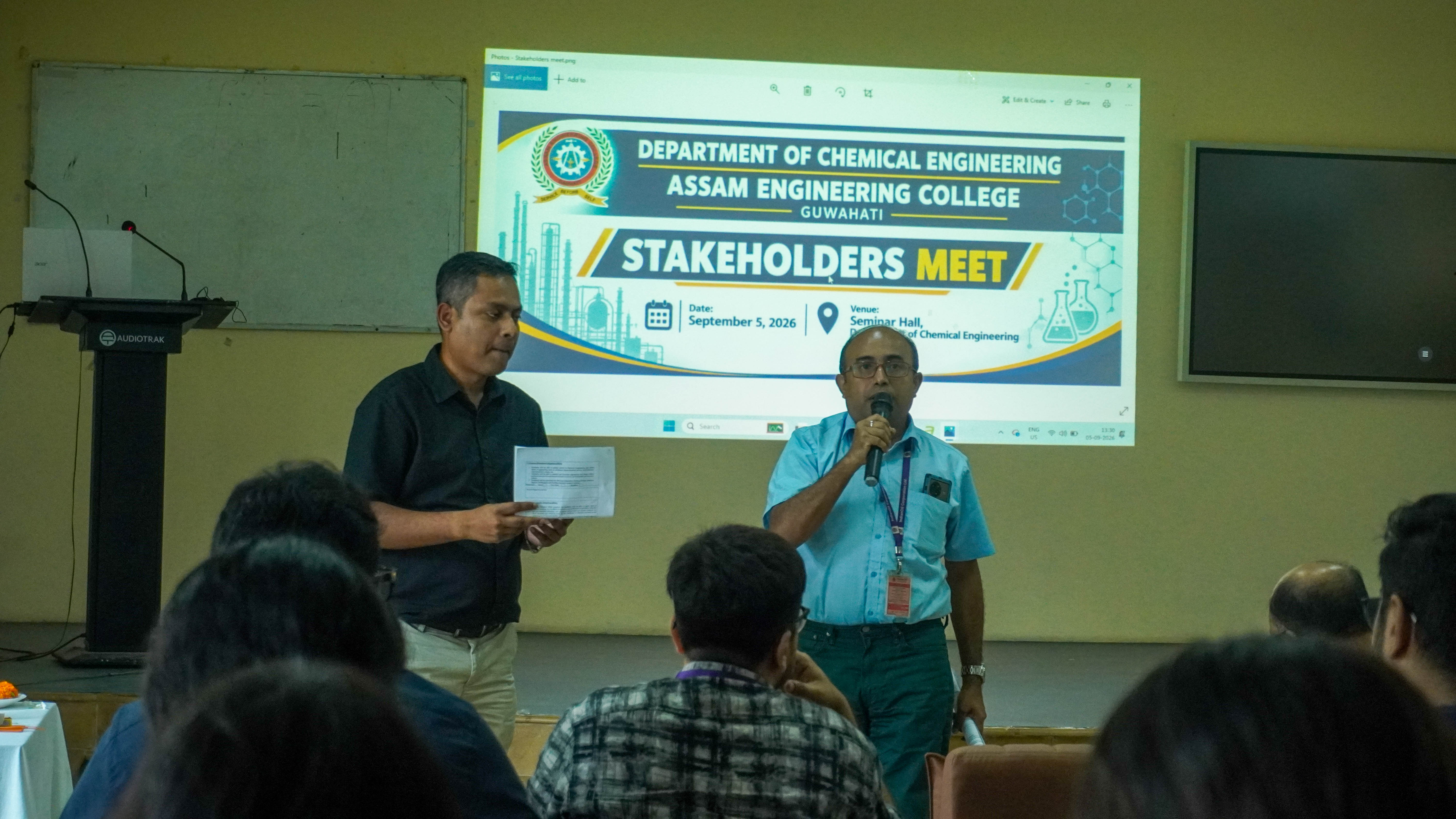 Stakeholders Meet (September 5, 2026)