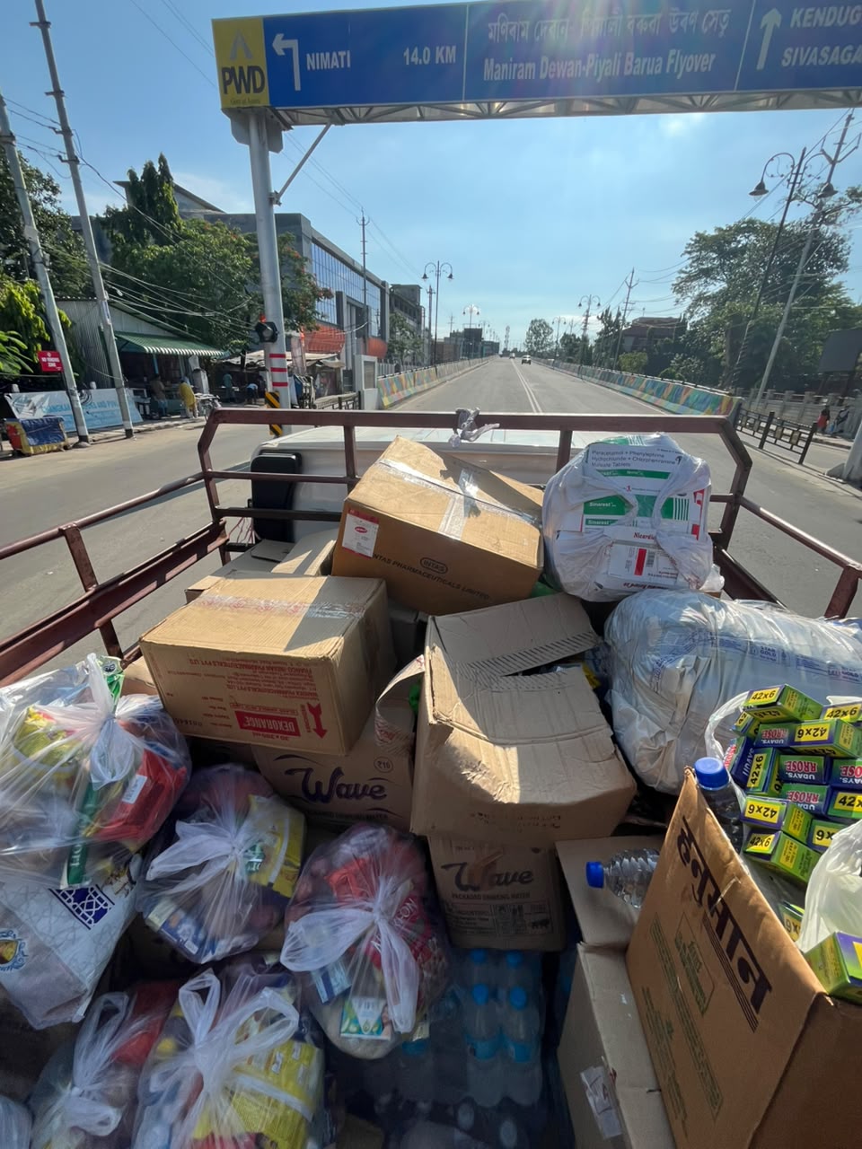 Three-Day Flood Relief Drive by AEC Media Cell